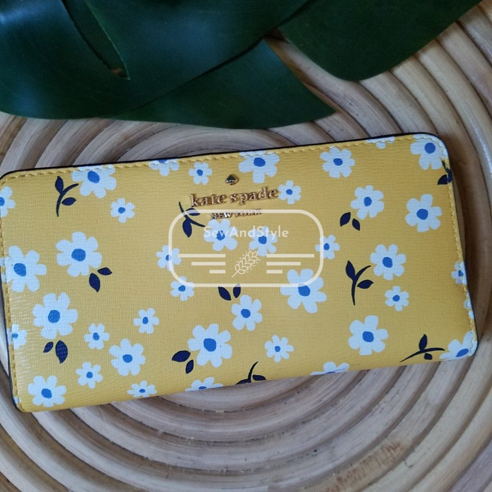 Kate Spade NWT Staci Floral Darcy Fleurette Wallet - Picture 5 of 7